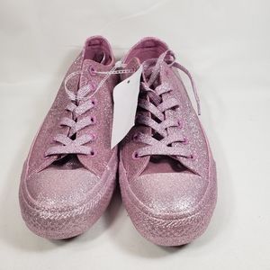 Converse Chuck Taylor All Stars Pink Glitter Shoes